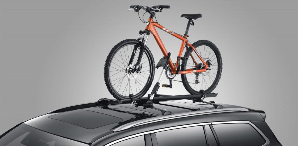 attaching bike rack to car