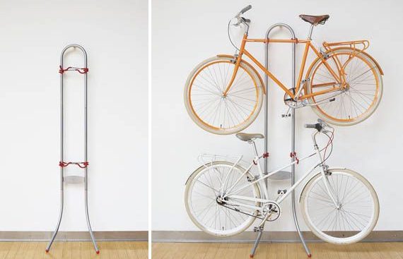 Floor to Ceiling Vertical Bike Racks