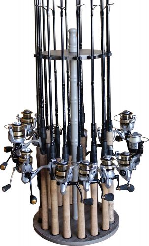 Rush Creek Creations Round 16 Fishing Rod Rack