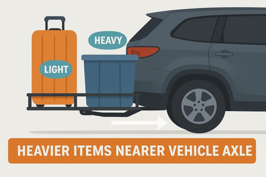 hitch cargo carrier loaded weight